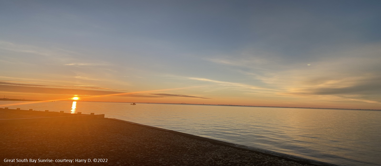 Great South Bay Sunrise- courtesy Harry D. (c)2022