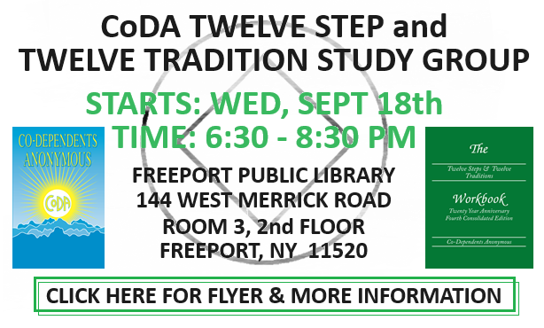 Sept 2024 CoDA 12 Step & 12 Tradition Study Group