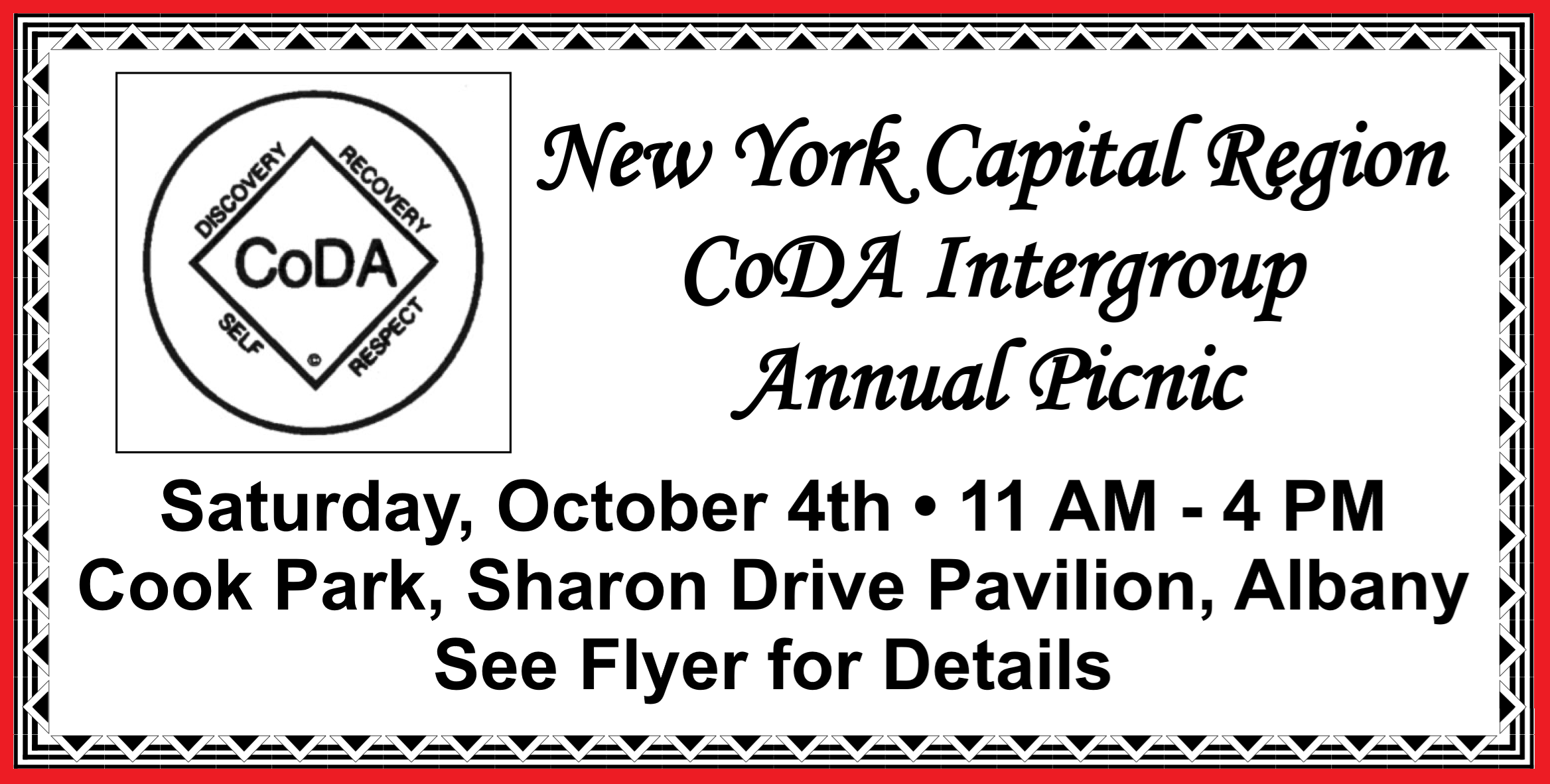 2025 CoDA Capital Region Picnic