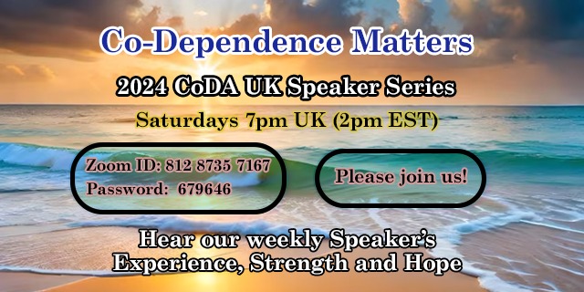 Co-Dependence Matters Speaker Series