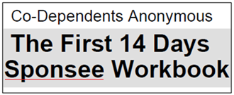 First 14 Days Sponsee Workbook
