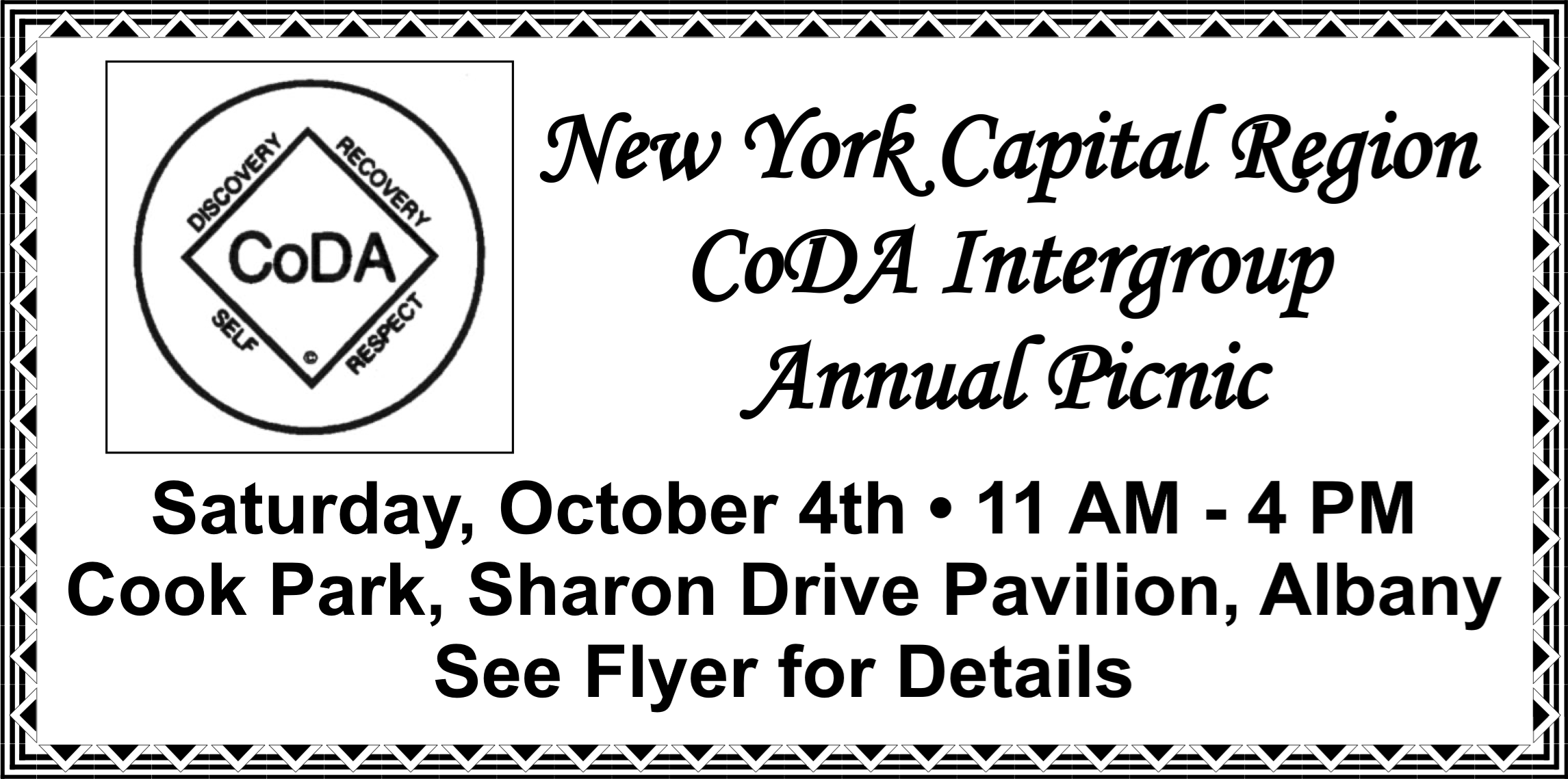 2025 CoDA Capital Region Picnic