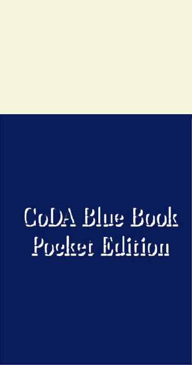 CoDA Book (Pocket Edition)